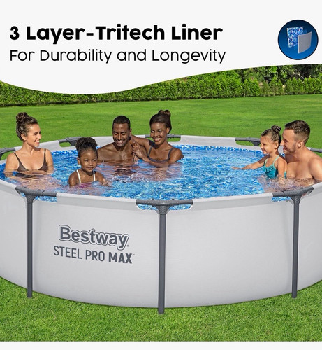 Bestway steel pro - steel, round