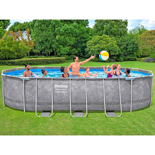 Bestway power steel oval - power,
