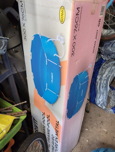 Crivit 10ft metal frame - 10ft,