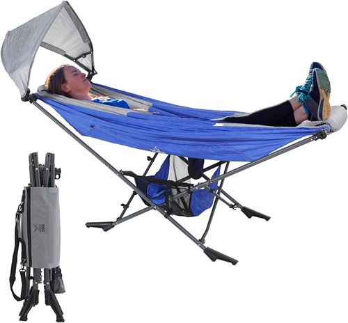 Portable hammock with stand - with,