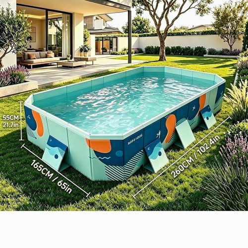 Happy pool folding above - happy,