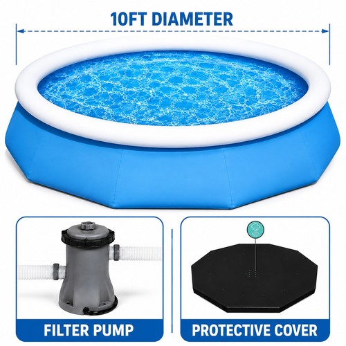 10ft swimming pool 3200l - 10ft,